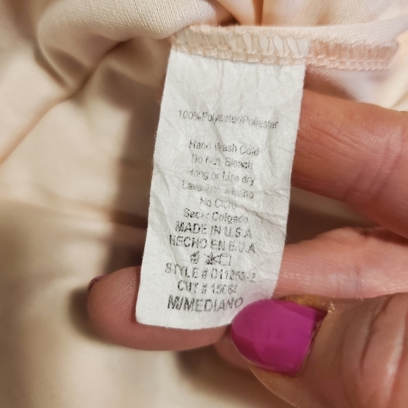 Windsor Floral Print fully lined Halter mini dress size Medium - Picture 8 of 10